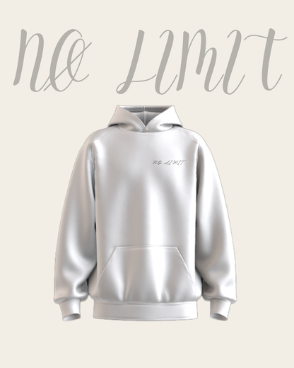 Hoodie clair NØ LIMIT confortable au style minimal