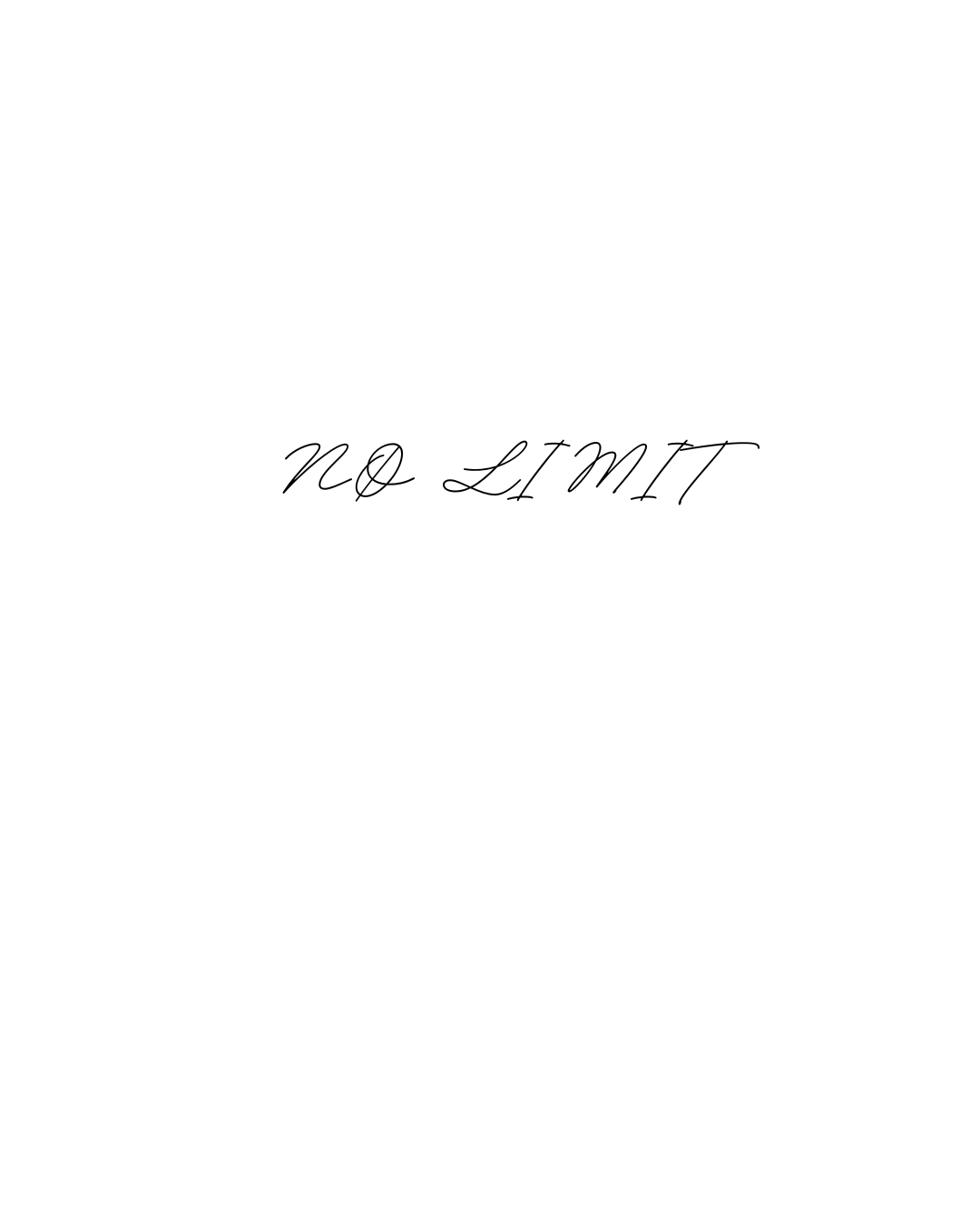 Détail du logo NØ LIMIT sur t-shirt blanc